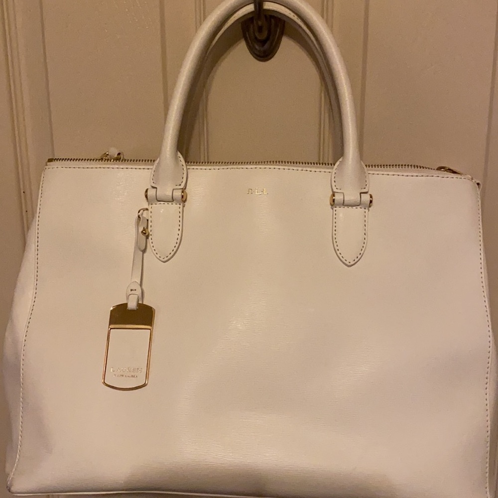 Lauren Ralph Lauren White Handbag